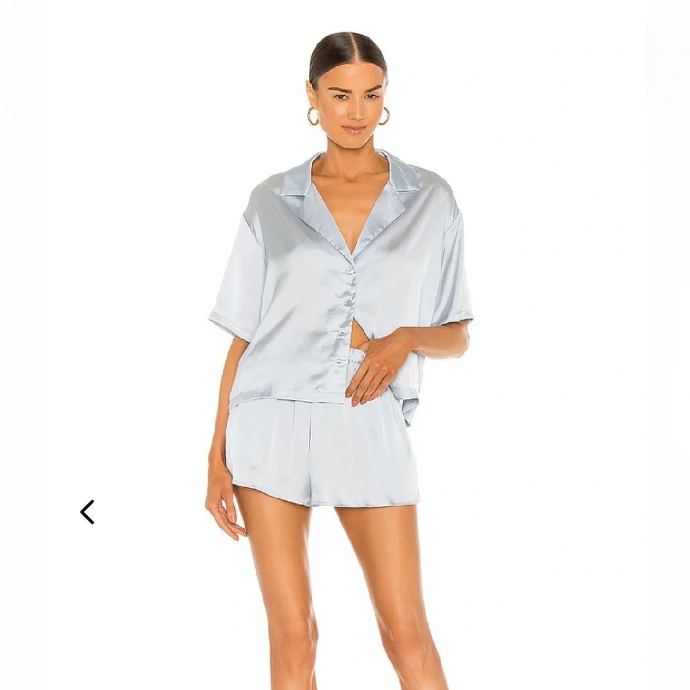 Lovers and Friends Shawn top in Sky Blue - Picture 4 of 7